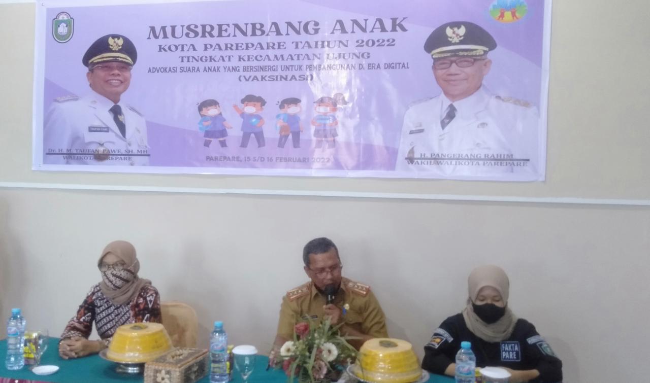 Musrenbang Anak Tingkat Kecamatan, Pemkot Parepare Pastikan Pembangunan Responsif Kebutuhan Anak 